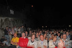 Enrico Mentana con Filippo Rossi a Caffeina