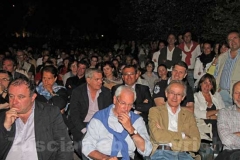 Enrico Mentana con Filippo Rossi a Caffeina