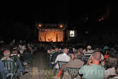 Enrico Mentana con Filippo Rossi a Caffeina