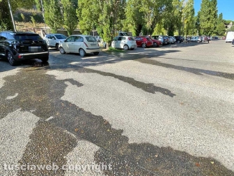 Viterbo - Valle Faul - La perdita d’acqua al parcheggio