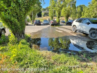 Viterbo - Valle Faul - La perdita d’acqua al parcheggio