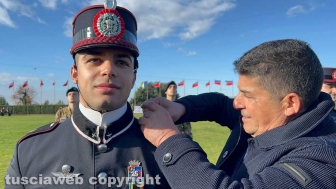 Esercito - Cerimonia consegna dei gradi di maresciallo agli allievi del 25esimo corso