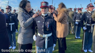 Esercito - Cerimonia consegna dei gradi di maresciallo agli allievi del 25esimo corso