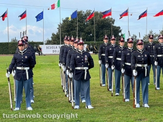 Esercito - Cerimonia consegna dei gradi di maresciallo agli allievi del 25esimo corso