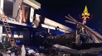 Esplosione a San Lorenzo Nuovo in una struttura per migranti