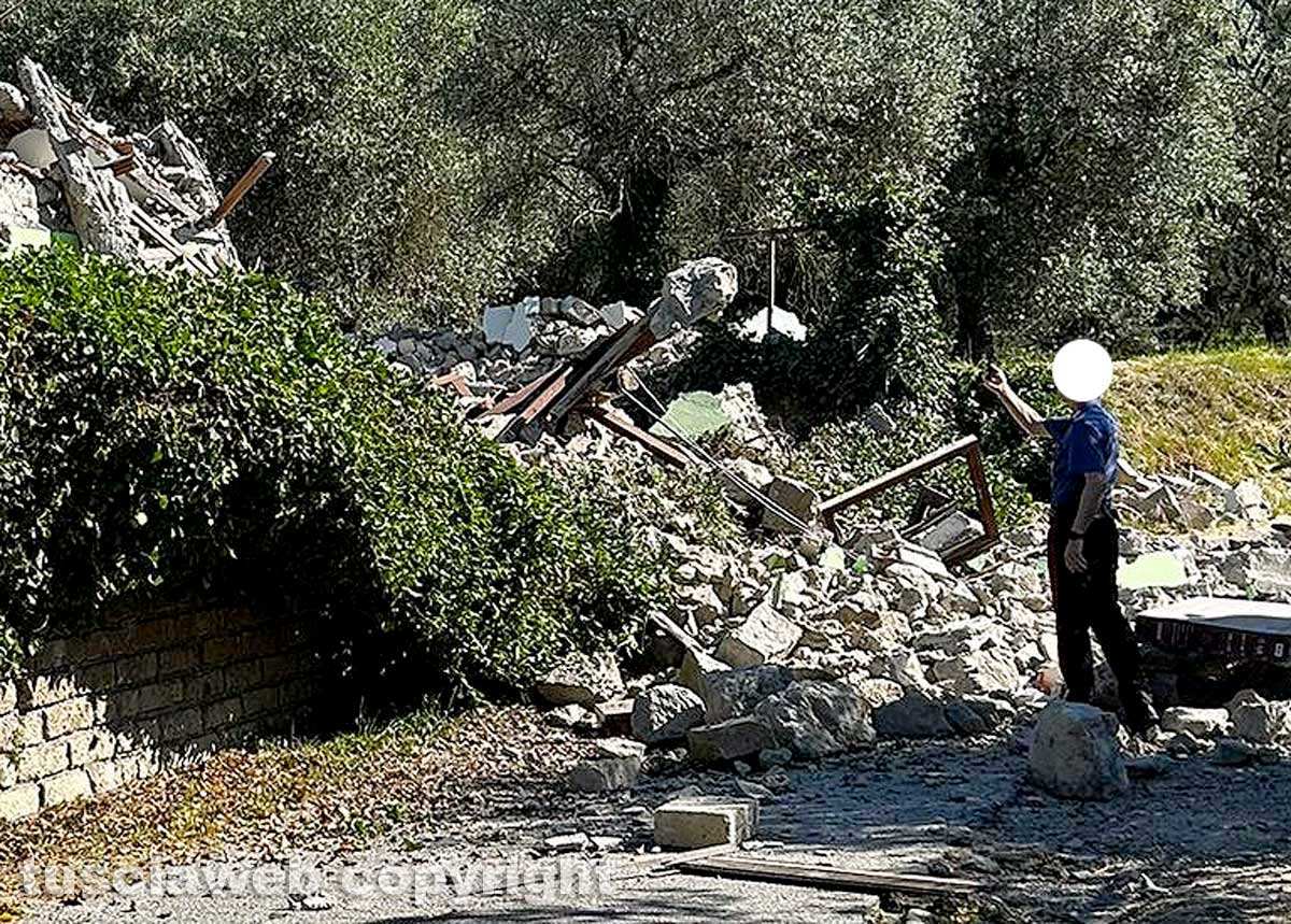 Bolsena - Forte esplosione distrugge casa