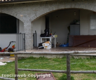 Vitorchiano - Esplosione in una villetta