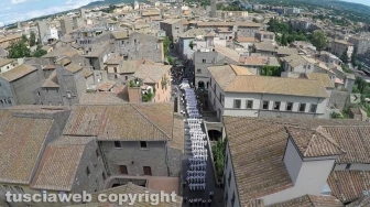Viterbo - Santa Rosa - I facchini nel giro delle sette chiese