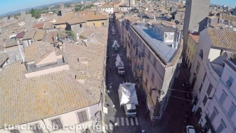 Viterbo - Santa Rosa - Gloria - L'assemblaggio delle macchina