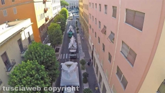Viterbo - Santa Rosa - Gloria - L'assemblaggio delle macchina