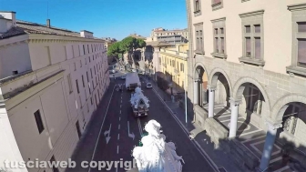 Viterbo - Santa Rosa - Gloria - L'assemblaggio delle macchina