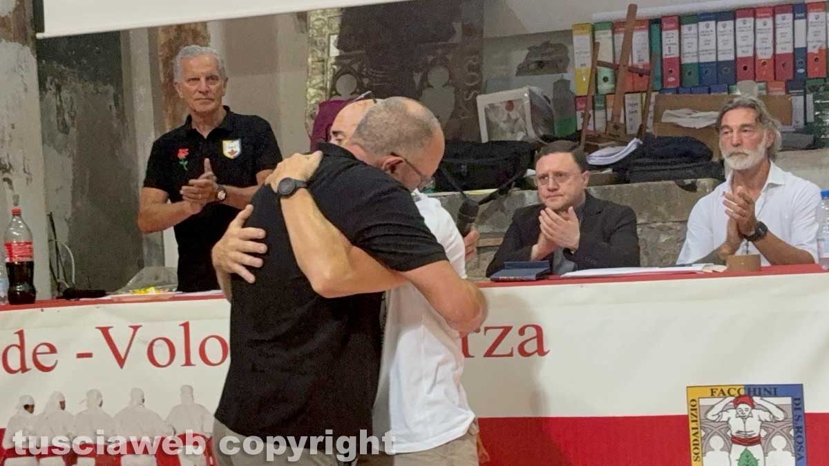Facchini di santa Rosa - Il primo giorno delle prove di portata - Luigi Aspromonte con Pierpaolo Laureti