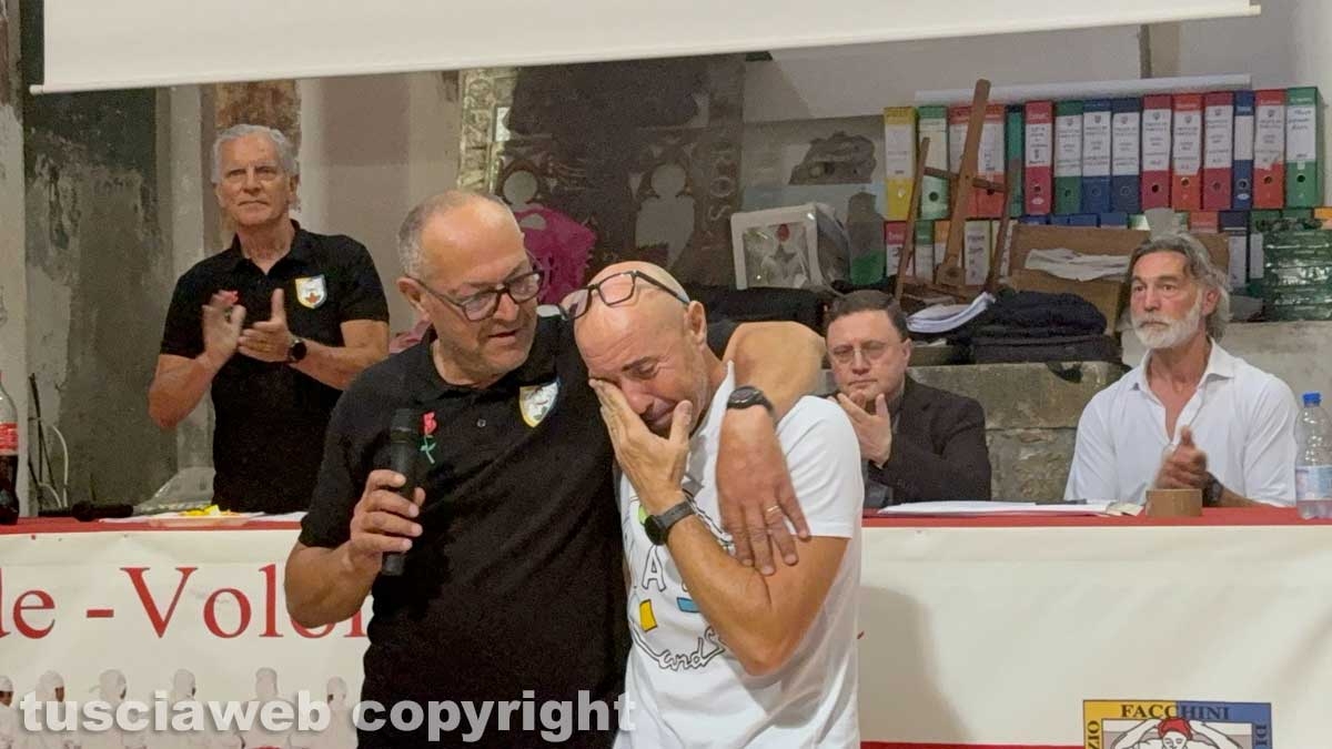 Facchini di santa Rosa - Il primo giorno delle prove di portata - Luigi Aspromonte con Pierpaolo Laureti