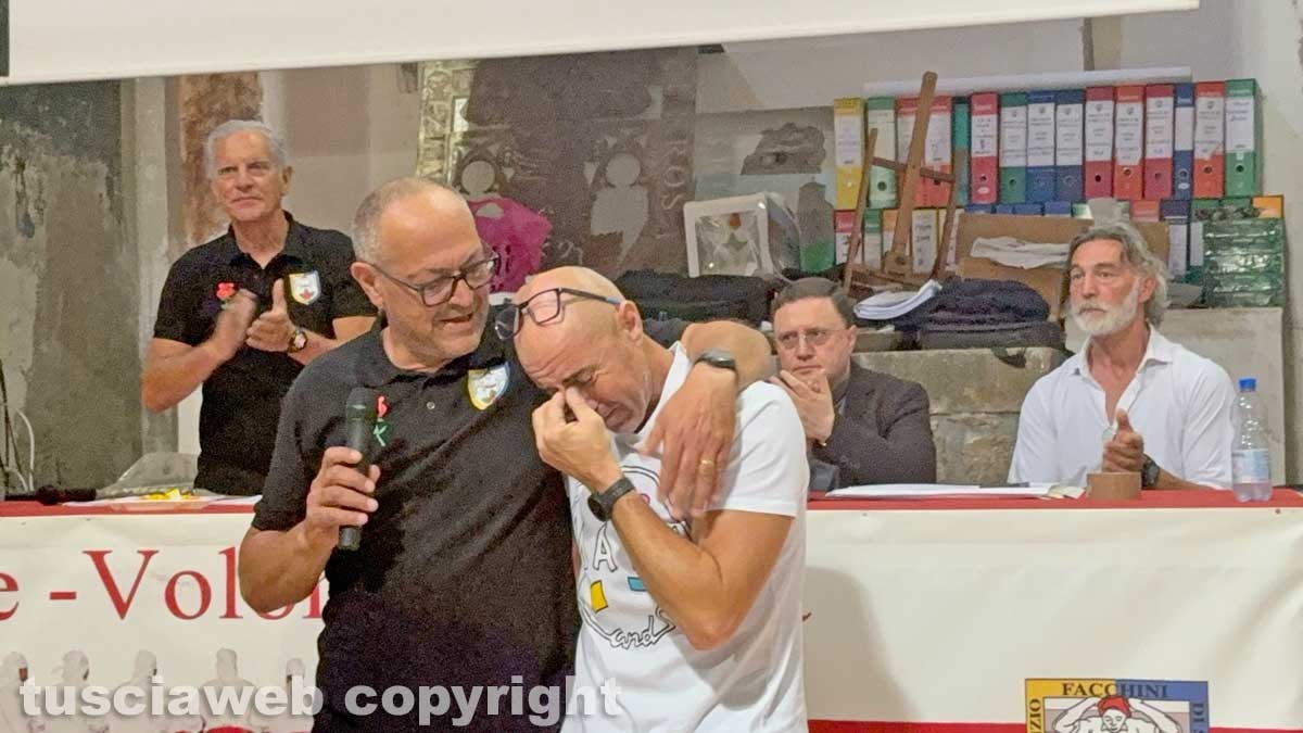 Facchini di santa Rosa - Il primo giorno delle prove di portata - Luigi Aspromonte con Pierpaolo Laureti