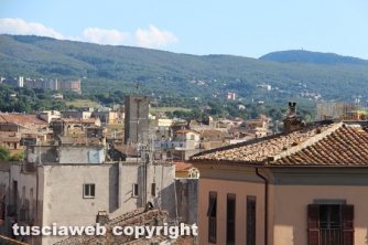 Fantastica Viterbo vista dalla rocca degli Albornoz