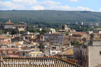 Fantastica Viterbo vista dalla rocca degli Albornoz