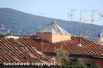 Fantastica Viterbo vista dalla rocca degli Albornoz
