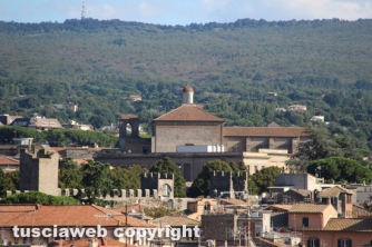 Fantastica Viterbo vista dalla rocca degli Albornoz