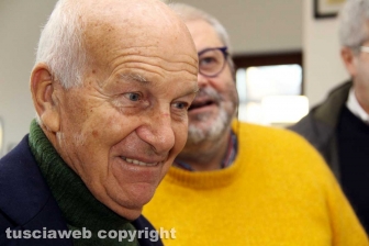 Viterbo - Fausto Bertinotti in visita alla redazione di Tusciaweb
