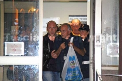 Vincenzo Ventura all\'uscita della questura