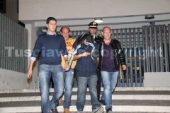 Vincenzo Ventura all\'uscita della procura