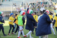 Festa al Rocchi per la vittoria della Viterbese