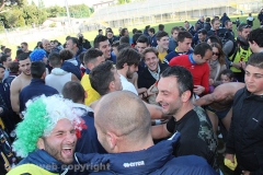 Festa al Rocchi per la vittoria della Viterbese