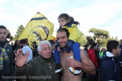 Festa al Rocchi per la vittoria della Viterbese