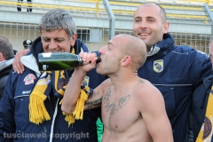 Festa al Rocchi per la vittoria della Viterbese