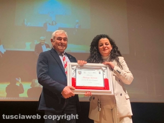 Viterbo - Festa del socio - Consegna targhe ai facchini di Santa Rosa con servizio di trasporto di 40 anni