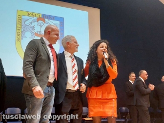 Sodalizio dei facchini - Festa del socio - Marco Ciorba, Massimo Mecarini e Chiara Frontini