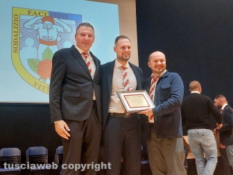 Sodalizio dei facchini - Festa del socio - La premiazione