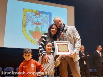 Sodalizio dei facchini - Festa del socio - La premiazione