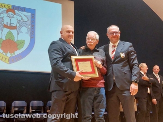 Sodalizio dei facchini - Festa del socio - La premiazione
