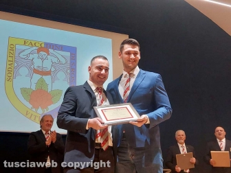 Sodalizio dei facchini - Festa del socio - La premiazione