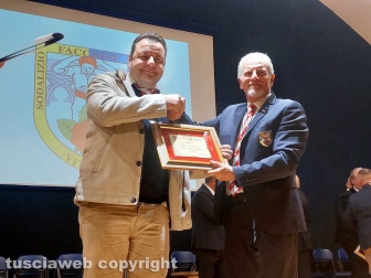 Sodalizio dei facchini - Festa del socio - La premiazione