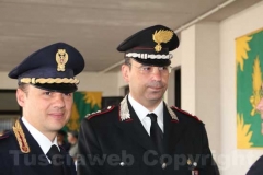 A destra il colonnello Marco Bianchi