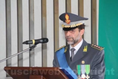 Il colonnello Occhipinti legge il suo discorso