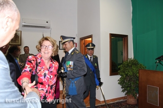 Festa della finanza 2015 - L\'arrivo del prefetto Antonella Scolamiero