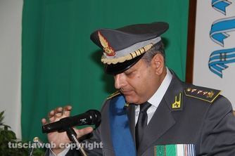 Festa della finanza 2015 - Il colonnello Alfonso Amaturo, comandante delle fiamme gialle viterbesi