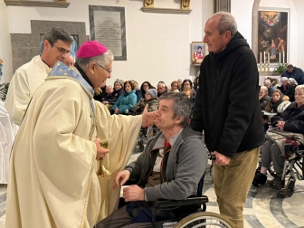 Viterbo - La Quercia - Giornata Mondiale del Malato - Festa della Madonna di Lourdes - Il vescovo Orazio Francesco Piazza