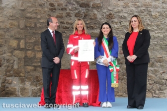 Viterbo - Onorificenza di Cavaliere dell’ordine al merito della repubblica alla Sig.ra Anna Maria Primi