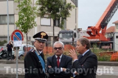Il comandante provinciale dei carabinieri Gianluca Dell\'Agnello, il procuratore capo Alberto Pazienti e il sostituto procuratore Franco Pacifici