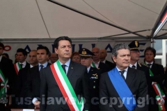 Il sindaco di Viterbo Giulio Marini e il presidente della Provincia Marcello Meroi