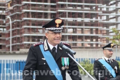 Il discorso del comandante provinciale Dell\'Agnello