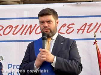 Festa dell'Avis - Benemerenza in oro - Il presidente della provincia Alessandro Romoli