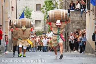 Viterbo - Festa dell'uva a Pianoscarano - Il Palio delle botti 2017