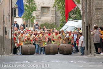 Viterbo - Festa dell'uva a Pianoscarano - Il Palio delle botti 2017