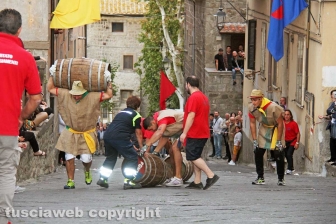 Viterbo - Festa dell'uva a Pianoscarano - Il Palio delle botti 2017