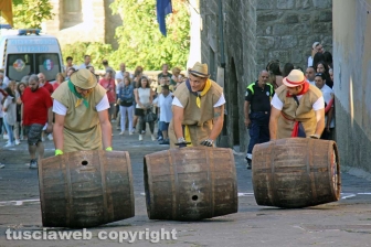 Festa dell'uva, il Palio delle botti 2018